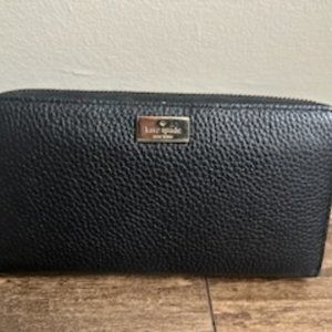 Kate Spade Black Leather Wallet